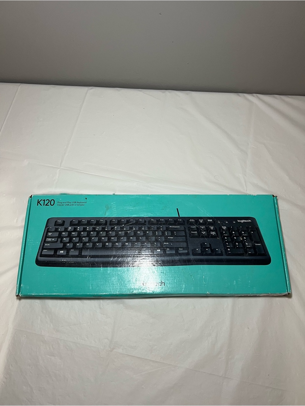 Logitech K120 USB Keyboard for PC - Black New Box Sealed Plug & Play USB Connect